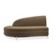 Brown Velvet Sectional Sofa | Caracole Three's Company | Oroa.com