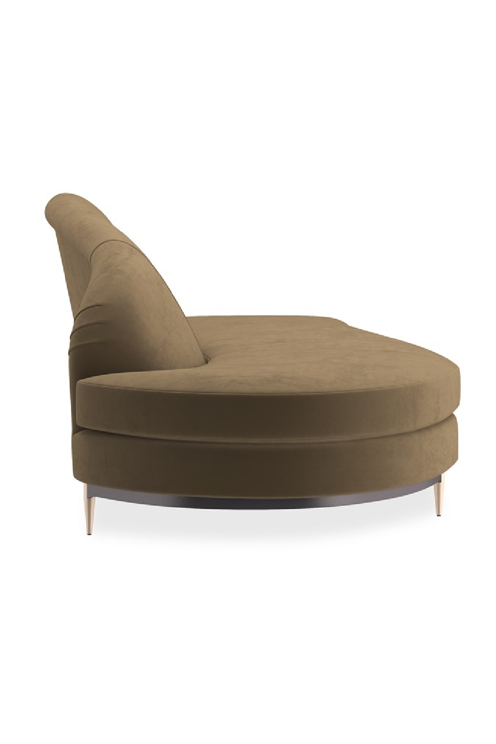 Brown Velvet Sectional Sofa | Caracole Three's Company | Oroa.com