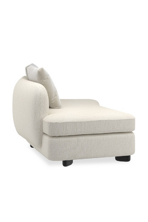 Ivory Linen Sectional Chair | Caracole Lumi | Oroa.com