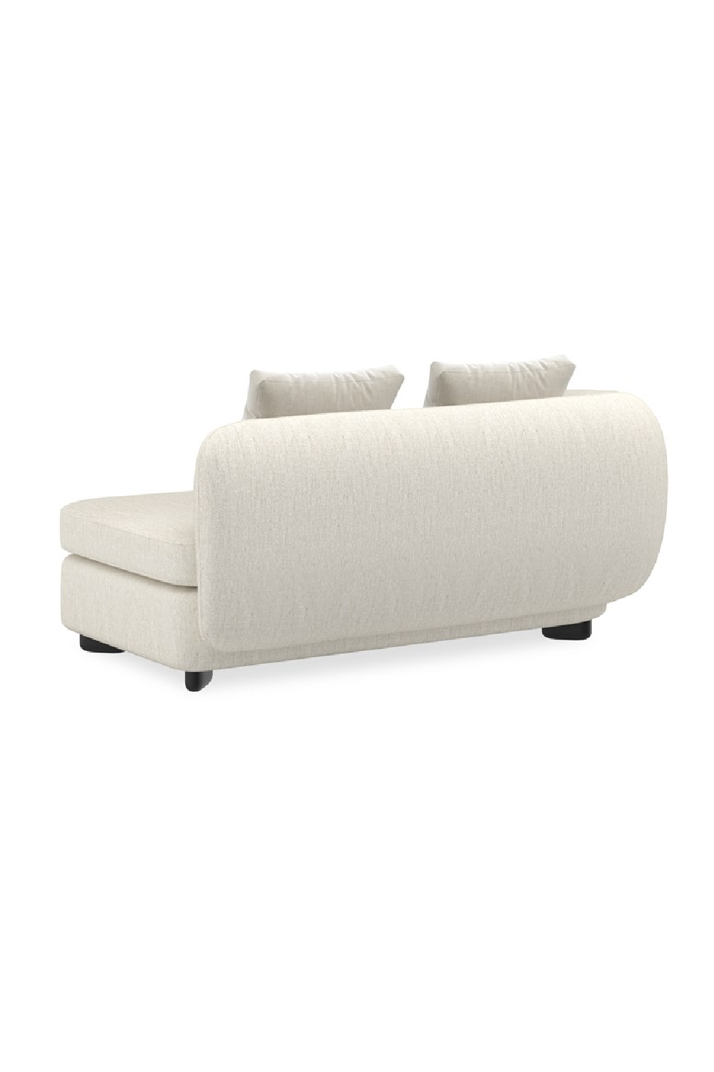 Ivory Linen Sectional Chair | Caracole Lumi | Oroa.com