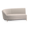 Beige Velvet Sectional Sofa | Caracole Three's Company | Oroa.com