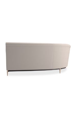 Beige Velvet Sectional Sofa | Caracole Three's Company | Oroa.com