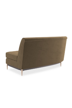 Brown Velvet Sectional Sofa | Caracole Three's Company | Oroa.com
