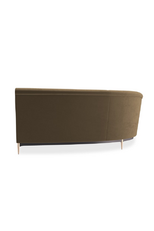 Brown Velvet Sectional Sofa | Caracole Three's Company | Oroa.com