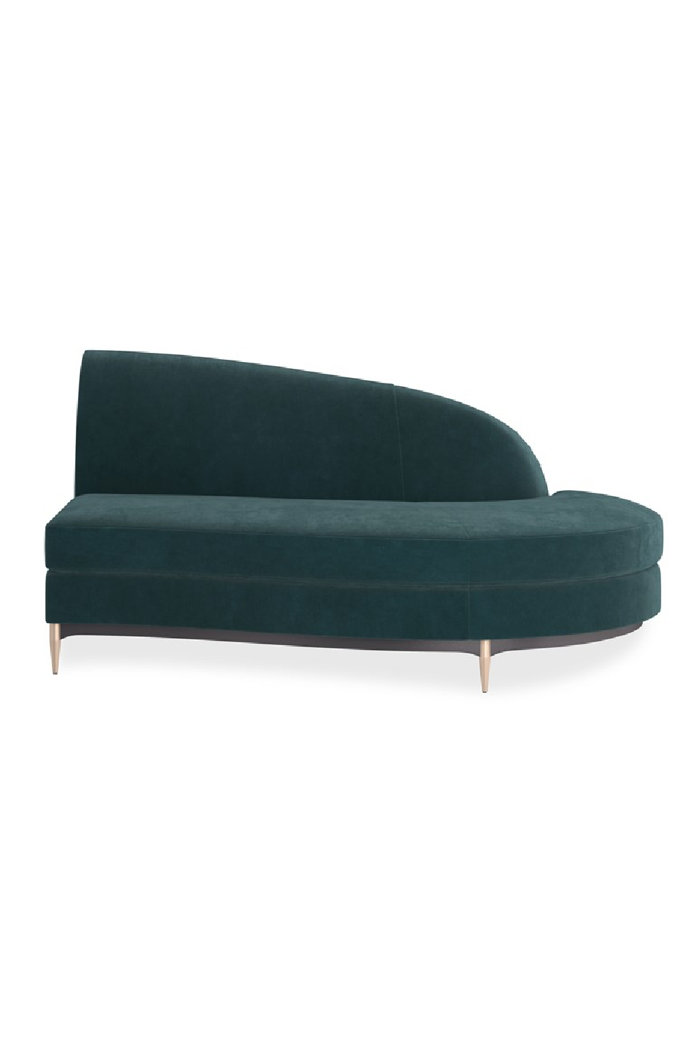 Green Velvet Sectional Sofa | Caracole Three's Company | Oroa.com