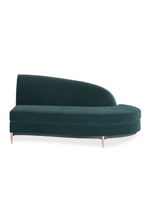 Green Velvet Sectional Sofa | Caracole Three's Company | Oroa.com