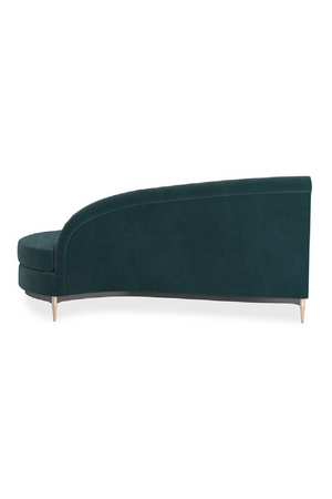 Green Velvet Sectional Sofa | Caracole Three's Company | Oroa.com