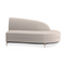 Beige Velvet Sectional Sofa | Caracole Three's Company | Oroa.com