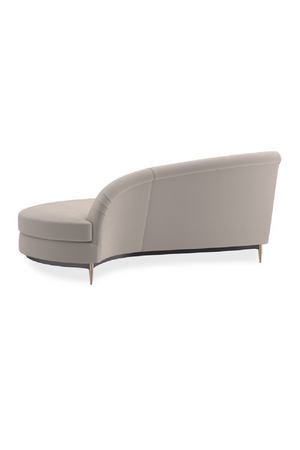 Beige Velvet Sectional Sofa | Caracole Three's Company | Oroa.com