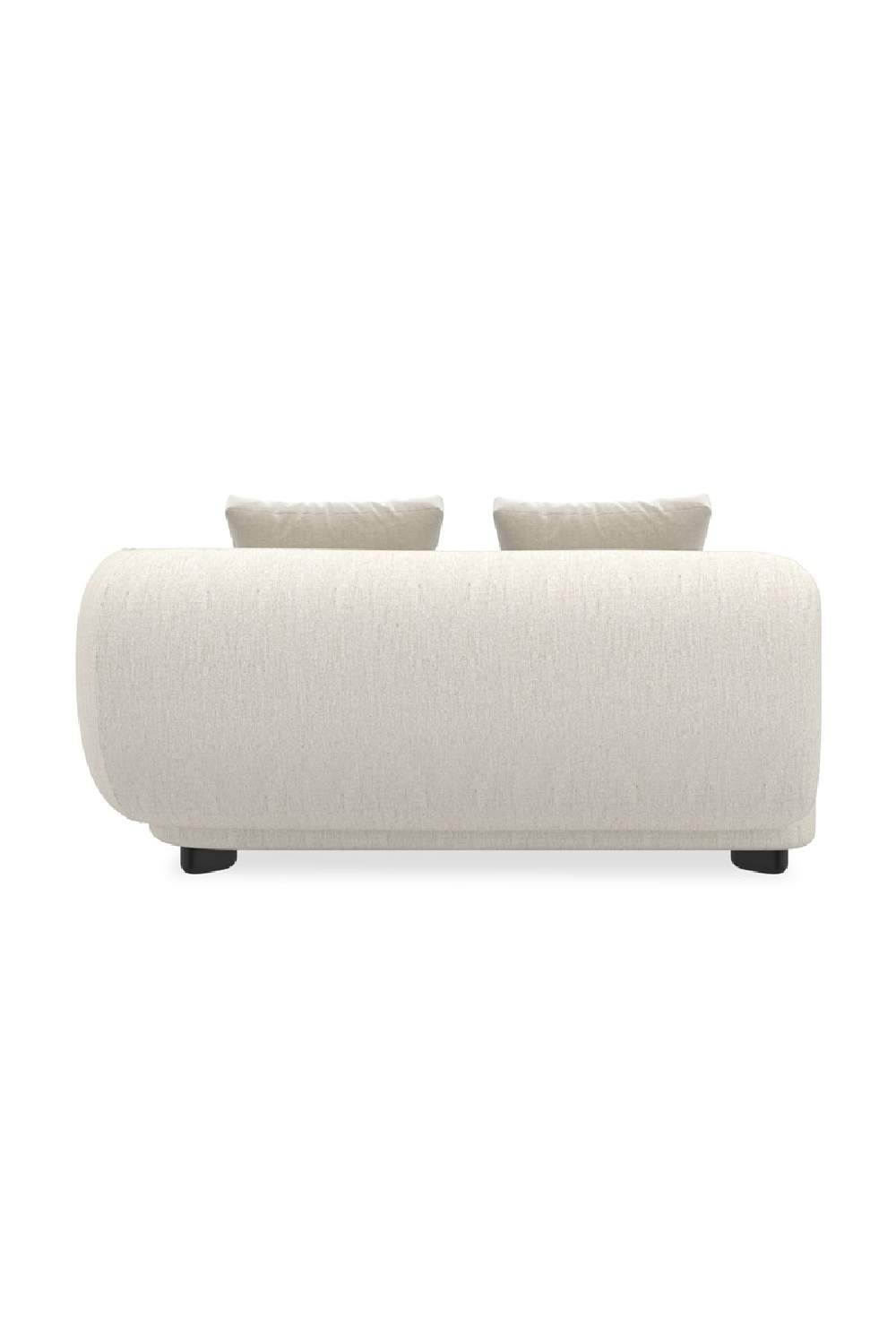 Ivory Linen Sectional Chair | Caracole Lumi | Oroa.com