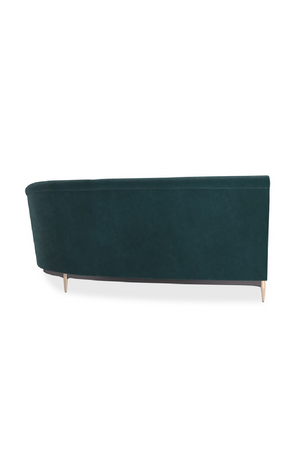 Green Velvet Sectional Sofa | Caracole Three's Company | Oroa.com