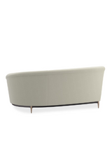 White Velvet Sectional Sofa | Caracole Three's Company | Oroa.com