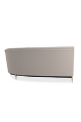 Beige Velvet Sectional Sofa | Caracole Three's Company | Oroa.com