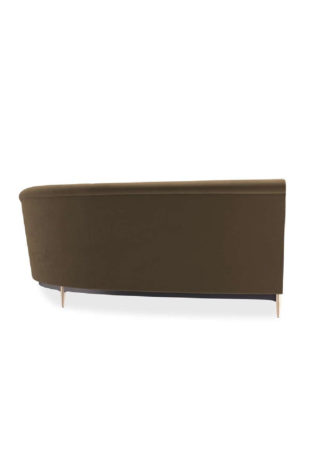 Brown Velvet Sectional Sofa | Caracole Three's Company | Oroa.com