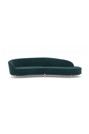 Curved 2-Piece Sectional Sofa | Caracole Three'S Company | Oroa.com