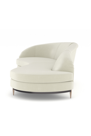 Curved 2-Piece Sectional Sofa | Caracole Three'S Company | Oroa.com