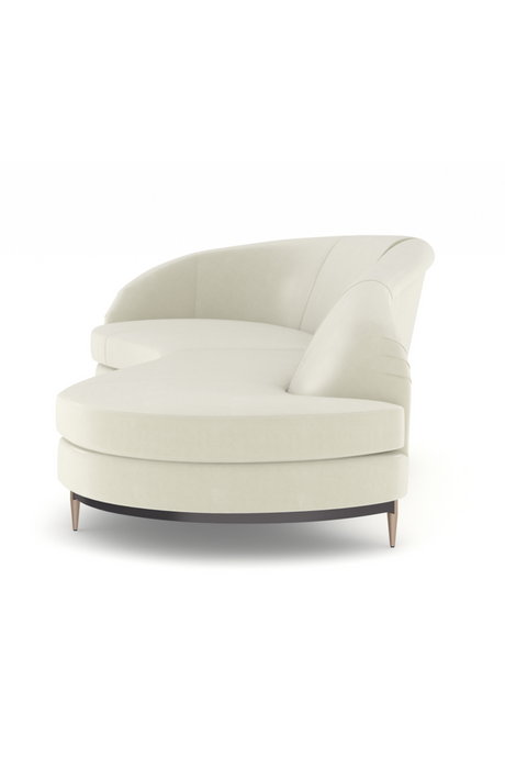 Curved 2-Piece Sectional Sofa | Caracole Three'S Company | Oroa.com
