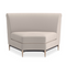 Beige Velvet Sectional Sofa | Caracole Three's Company | Oroa.com