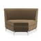 Brown Velvet Sectional Sofa | Caracole Three's Company | Oroa.com