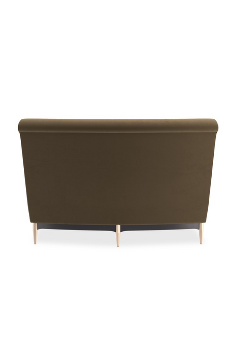 Brown Velvet Sectional Sofa | Caracole Three's Company | Oroa.com