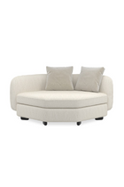 Ivory Linen Sectional Chair | Caracole Lumi | Oroa.com