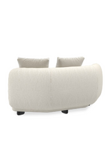 Ivory Linen Sectional Chair | Caracole Lumi | Oroa.com