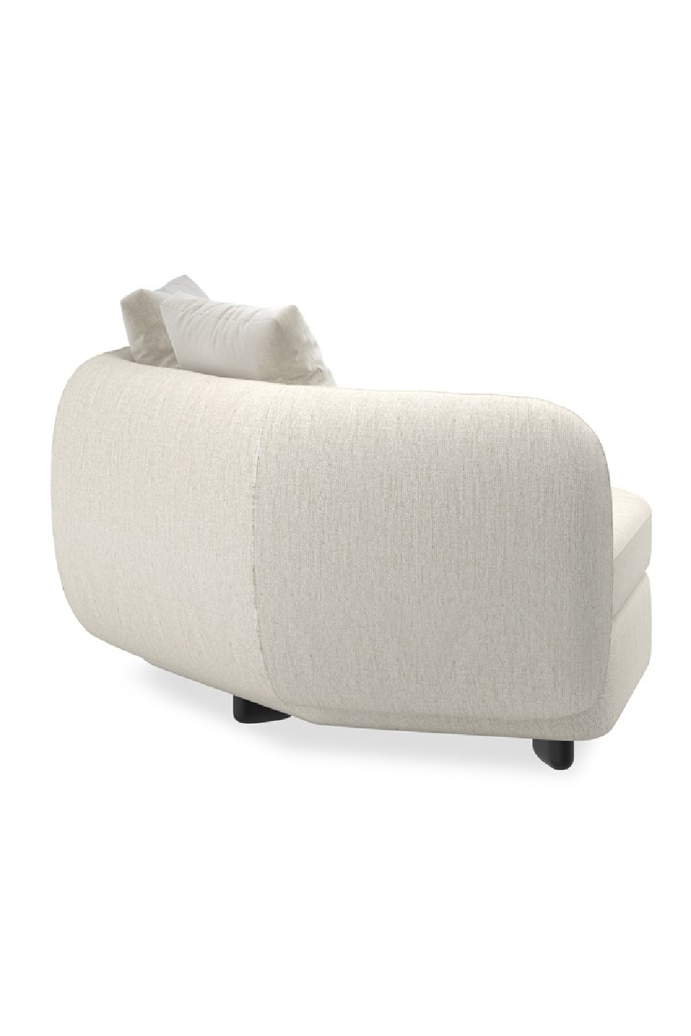 Ivory Linen Sectional Chair | Caracole Lumi | Oroa.com