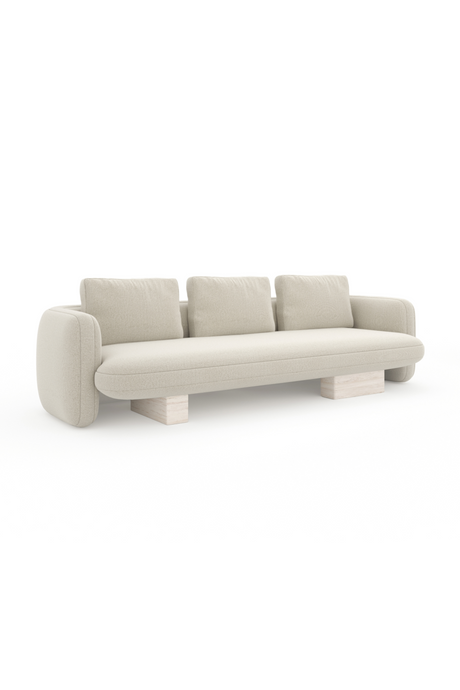 Ecru Linen Sofa | Caracole Overlap | Oroa.com