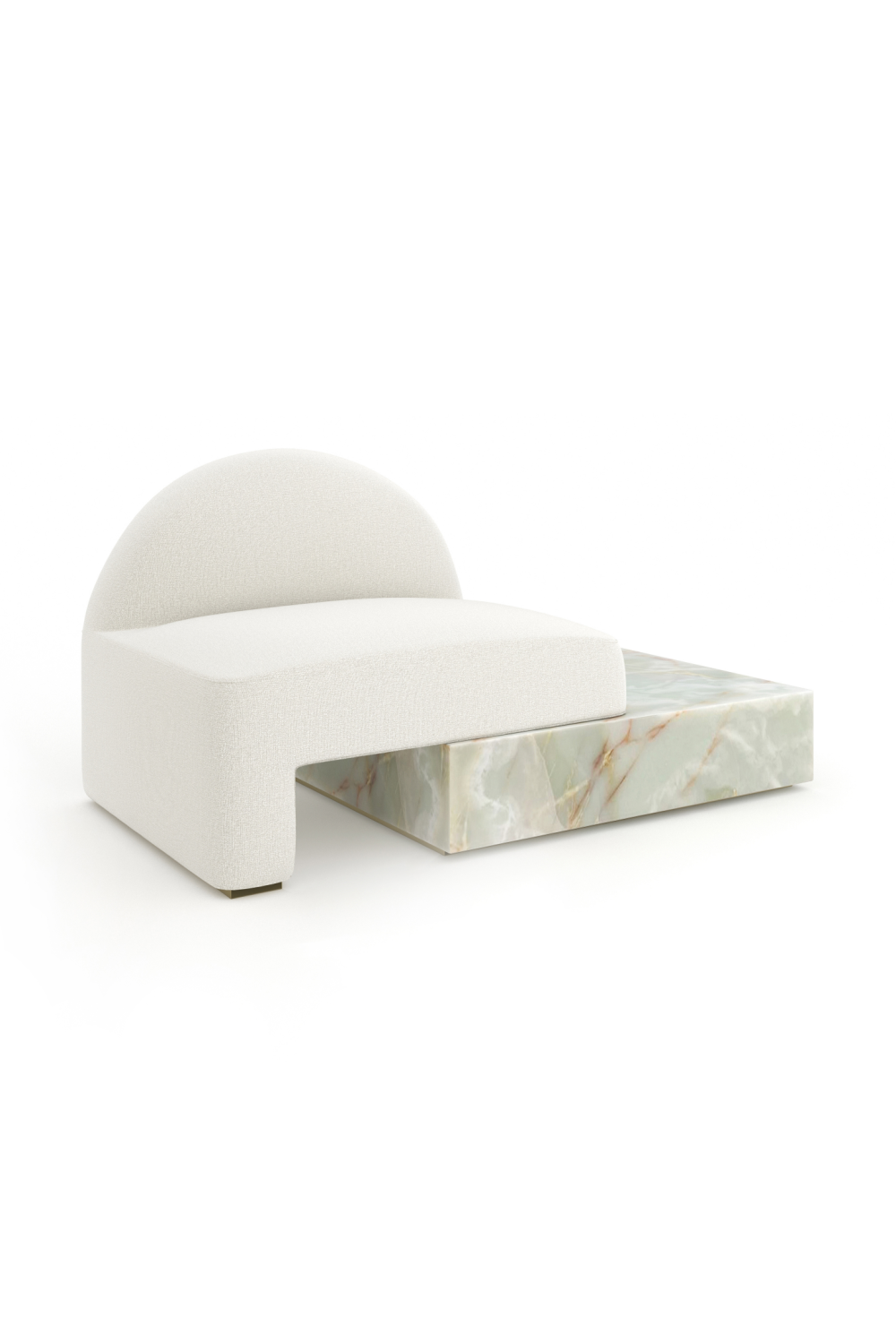 Green Onyx Base Lounge Chair | Caracole Monaco | Oroa.com