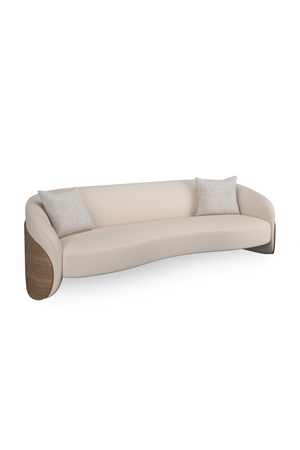 Ivory Mohair Sofa | Caracole Fleur | Oroa.com