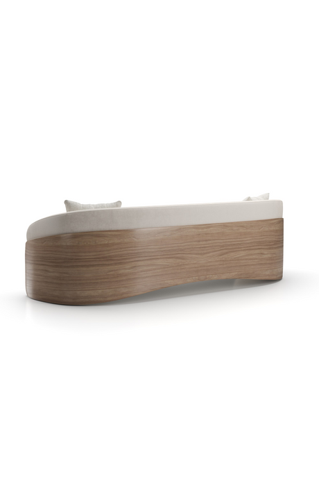 Ivory Mohair Sofa | Caracole Fleur | Oroa.com
