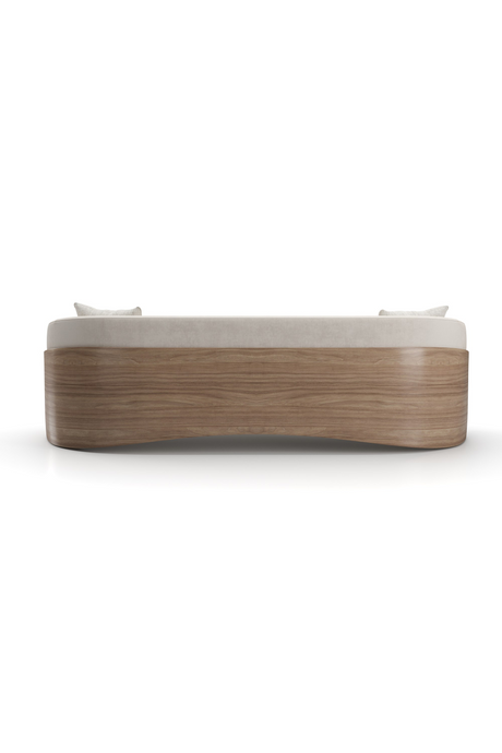 Ivory Mohair Sofa | Caracole Fleur | Oroa.com