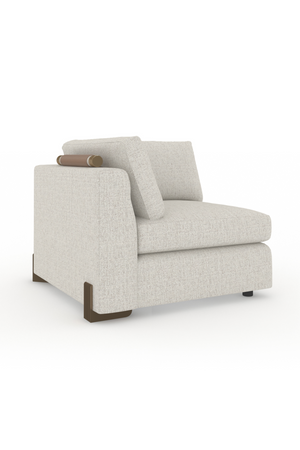 Cream Fabric Corner Sofa | Caracole Counter Balance | Oroa.com