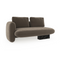 Taupe Velvet Loveseat | Caracole Overlap | Oroa.com