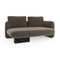 Taupe Velvet Loveseat | Caracole Overlap | Oroa.com