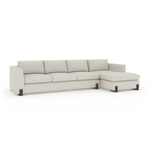   Beige Woven Chaise Lounge L | Oroa.com
