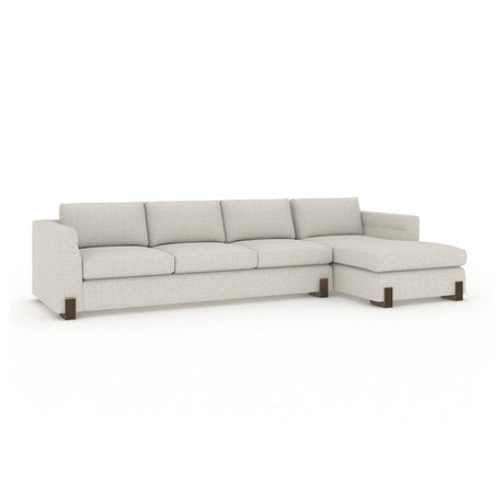 Beige Woven Chaise Lounge L | Caracole Counter Balance