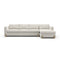 Beige Woven Chaise Lounge L – Counter Balance – front view