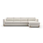 Beige Woven Chaise Lounge L – Counter Balance – front view