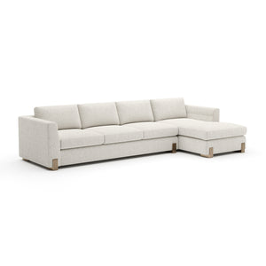   Beige Woven Chaise Lounge L | Oroa.com