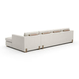 Beige Woven Chaise Lounge L | Caracole Counter Balance