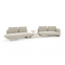 Left Bumper Linen Sectional Sofa | Caracole Overlap | Oroa.com