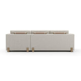 Beige Woven Chaise Lounge S | Caracole Counter Balance