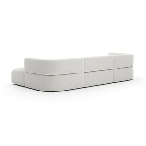   Ribbed Linen Sectional Sofa | Oroa.com