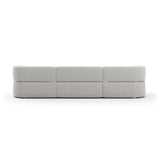 Ribbed Linen Sectional Sofa | Caracole Rhythm