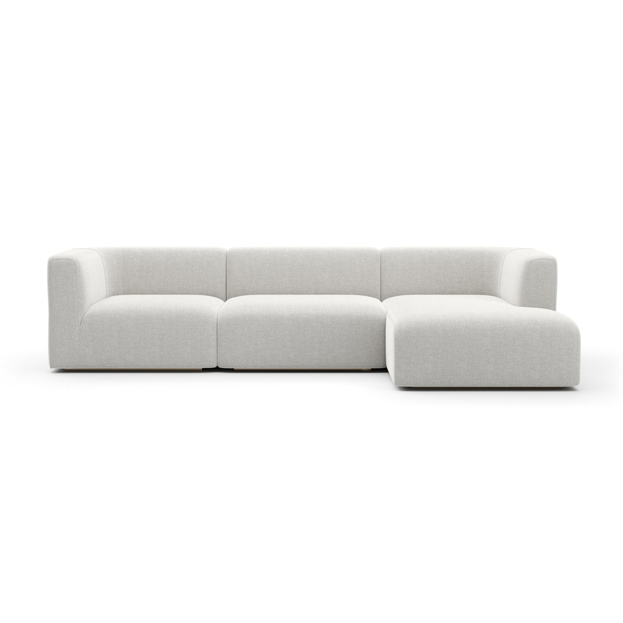   Ribbed Linen Sectional Sofa | Oroa.com
