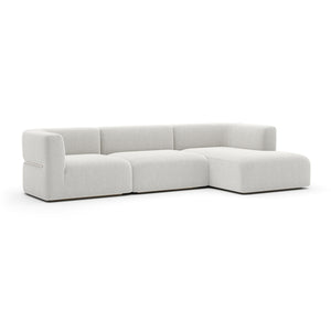   Ribbed Linen Sectional Sofa | Oroa.com