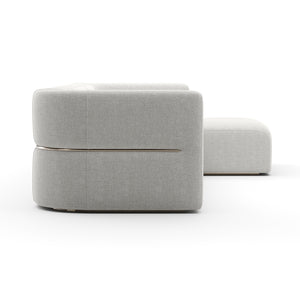   Ribbed Linen Sectional Sofa | Oroa.com