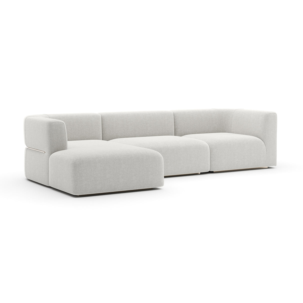  Ribbed Linen Sectional Sofa | Oroa.com