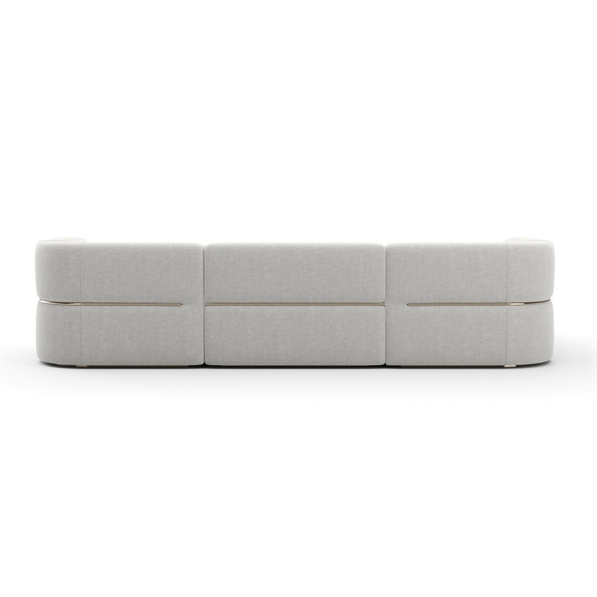   Ribbed Linen Sectional Sofa | Oroa.com